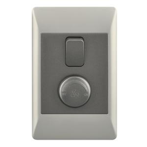 FAN SPEED CONTROL + LIGHT SWITCH 2 X 4 (5 per box)