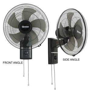 16"WALL FAN + PULL SWITCH 3 SPEED POWER 45W AC220V