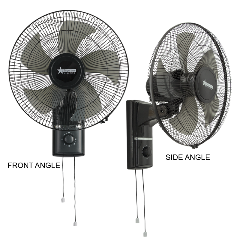 16"WALL FAN + PULL SWITCH 3 SPEED POWER 45W AC220V