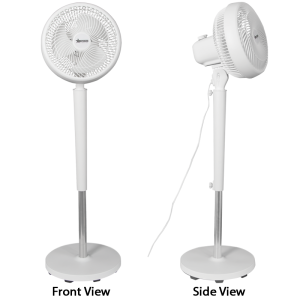 10" STANDING FAN 3 SPEED 55W MOTOR