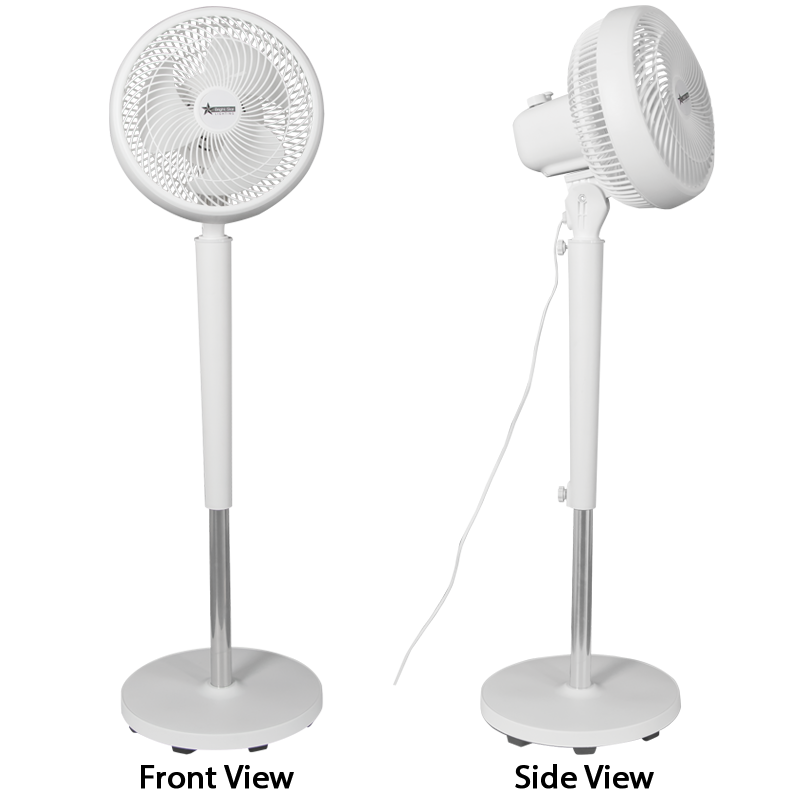 10" STANDING FAN 3 SPEED 55W MOTOR