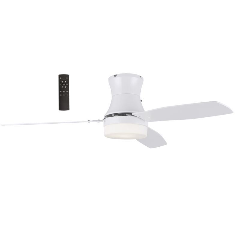 REMOTE 3 BLADE 52" 2X60W ES DC MOTOR