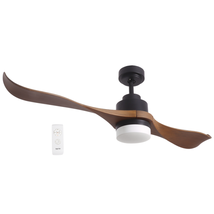 15W LED CCT 65W COPPER COIL AC 2 BLADES REMOTE
