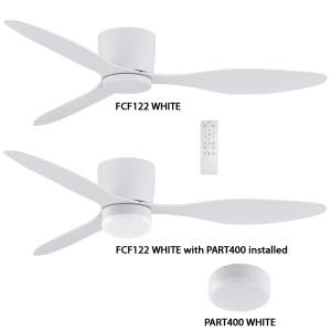 (PART400 FOR LED KIT) 52" 3 ABS BLADES REMOTE