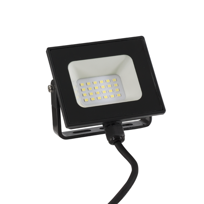 10 WATT PVC FLOOD IP65 6000K 850 LUMEN