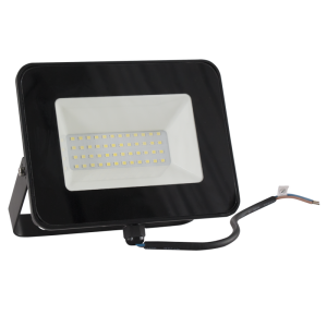 30 WATT PVC FLOOD IP65 6000K 2700 LUMEN