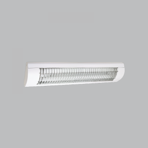 LED FLUSH MOUNT WITH GRID 2X9W T8 TUBES 637MM