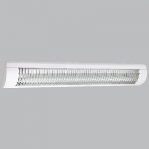 LED FLUSH MOUNT WITH GRID 2X18W T8 TUBES 1250MM