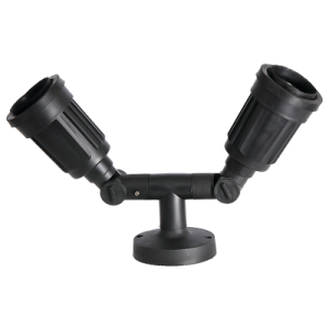 GARDEN SPOT SWIVEL ARM LIP SEAL IP54 2XES PAR38