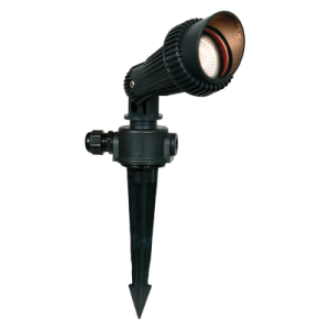 PLASTIC SPIKE,WITH GLASS COVER 35W GU10 IP64