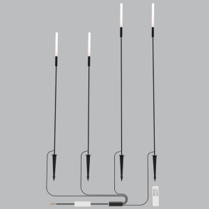 4PCS X 1W LED 3 CCT IP65 GARDEN SPIKE