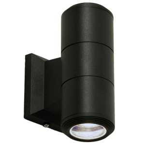 WALL BRACKET UP & DOWN GLASS COVER IP44 2X50W GU10