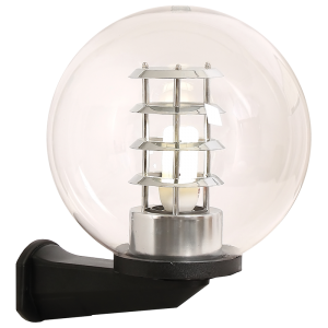 PVC BASE CLEAR OPAL POLY COVER IP44 1X14W ES