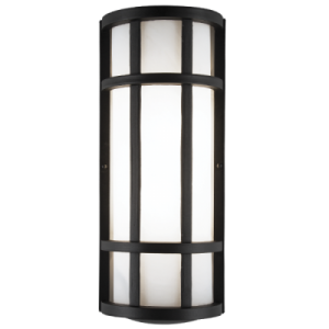 ALU WALL BRACKET FROSTED GLASS IP54 2X60W ES