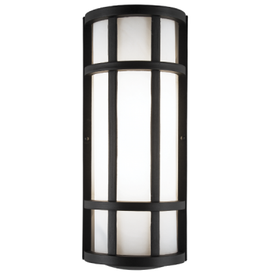 ALU WALL BRACKET FROSTED GLASS IP54 2X60W ES