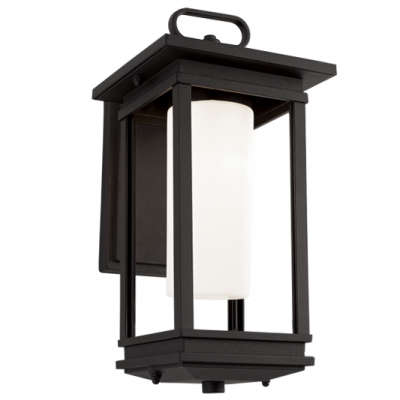 DOWN FACING ALU FROSTED GLASS IP54 1X60W ES