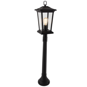 STANDING LATERN ALU CLEAR GLASS IP54 1X60W ES