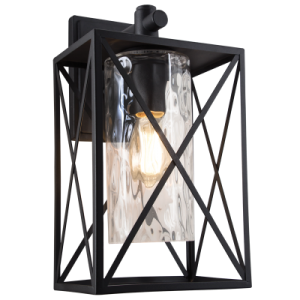 DOWN FACING LATERN TEXTURED GLASS IP44 1X60W ES