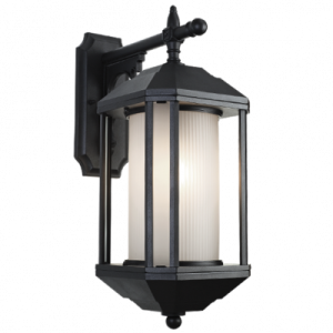 DOWN FACING LATERN ALU FROSTED GLASS IP54 1X60W ES