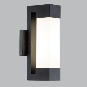 METAL & GLASS IP54 9W LED 4000K 700 LUMENS
