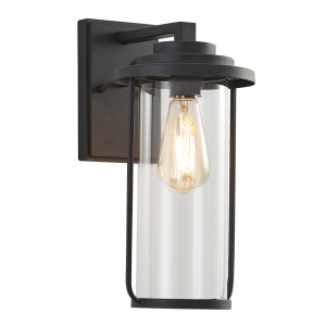 METAL & CLEAR GLASS IP54 1X60W ES