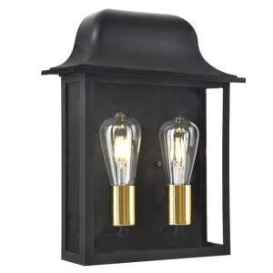 ALU &METAL CLEAR GLASS IP54 2X60W ES