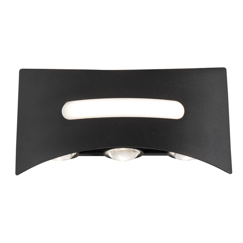 UP&DOWN DIE CAST ALU IP54 9W LED 3000K 720 LUMEN