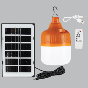 PORTABLE BULB SOLAR PANEL &USB CABLE 5W LED 6500K