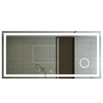 RECTANGULAR MIRROR 4000K 72W LED 1400X800MM