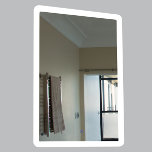 RECTANGULAR MIRROR 4000K 21.5W LED 750X450MM