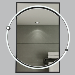 RECTANGULAR MIRROR CCT 18W LED 700X800MM