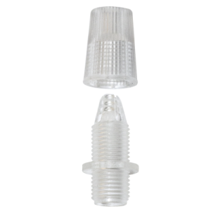 CLEAR FEMALE CORDGRIP WITH THREADED ROD