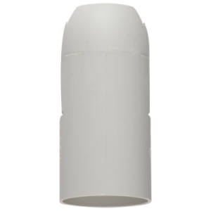SES WH PLASTIC LAMPHOLDER NO THREAD