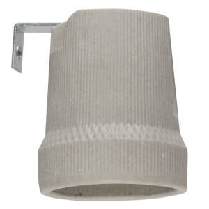 ES PORCELAIN LAMPHOLDER WITH BRACKET