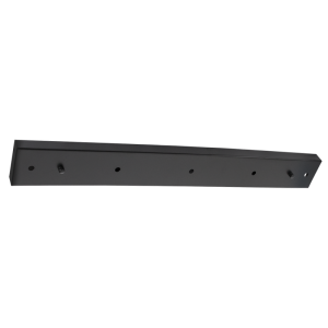 BLACK 700MM SQUARE CEILING PLATE