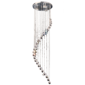 CHR WITH CRYSTAL PENDANT 3X50W GU10