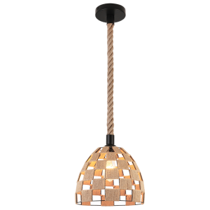 METAL & HEMP ROPE 1 X ES LED ONLY