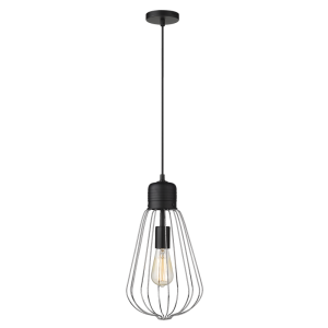 METAL PENDANT CHR FRAME 1X60W ES