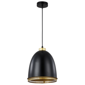 IRON PENDANT BLACK 1X35W ES