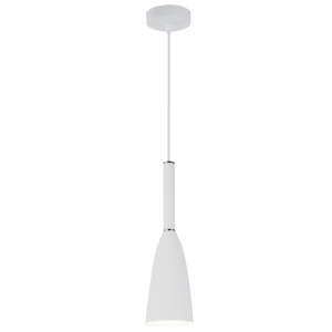 1 LIGHT WHITE PENDANT 1X60W ES