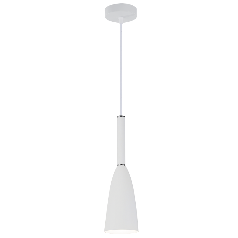 1 LIGHT WHITE PENDANT 1X60W ES