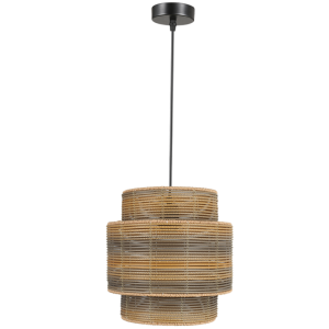 METAL & RATTAN PENDANT 1X60W ES