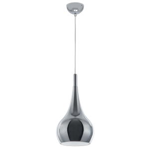 P/CHROME MIRROR FINISH PENDANT 1X40W ES