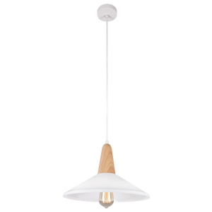 METAL+WOOD PENDANT 1X60W ES