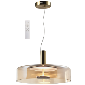 24W LED 3CCT REMOTE GLASS PENDANT