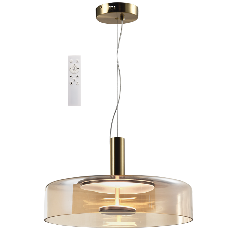 24W LED 3CCT REMOTE GLASS PENDANT