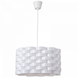 OVAL ACRYLIC AND PP PENDANT 1X35W ES