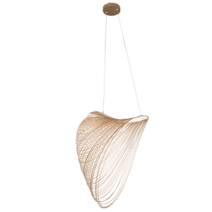 METAL ACRYLIC & WOOD PENDANT 7W LED 4000K