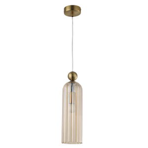 METAL PENDANT COGNAC GLASS 1X40W SES 100MM