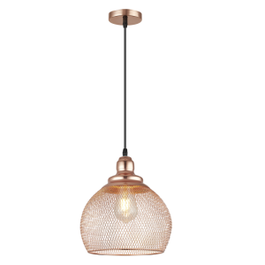 ROSE GOLD MESH PENDANT 1X11W ES